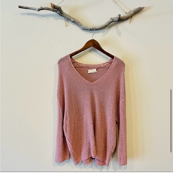 Urban Outfitters Maeve Reversible V-Neck Sweater - size medium - Picture 6 of 10